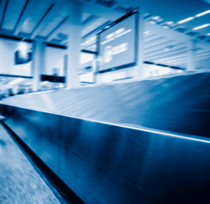 Airport belt conveyor